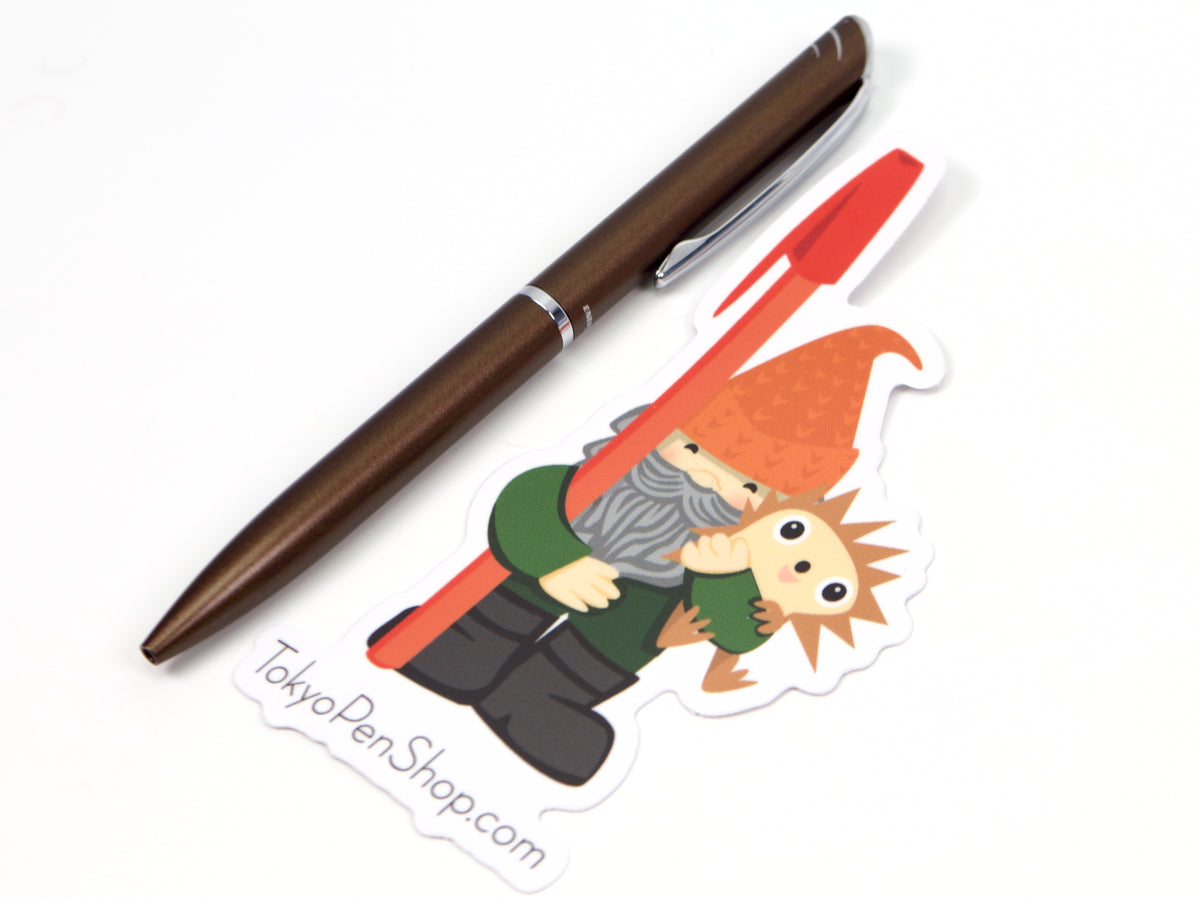 Tokyo Pen Shop Sticker Jumbo Hiro with Gnome