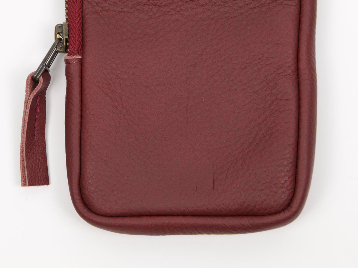 Trousse à stylos Slim Milloo Bordeaux