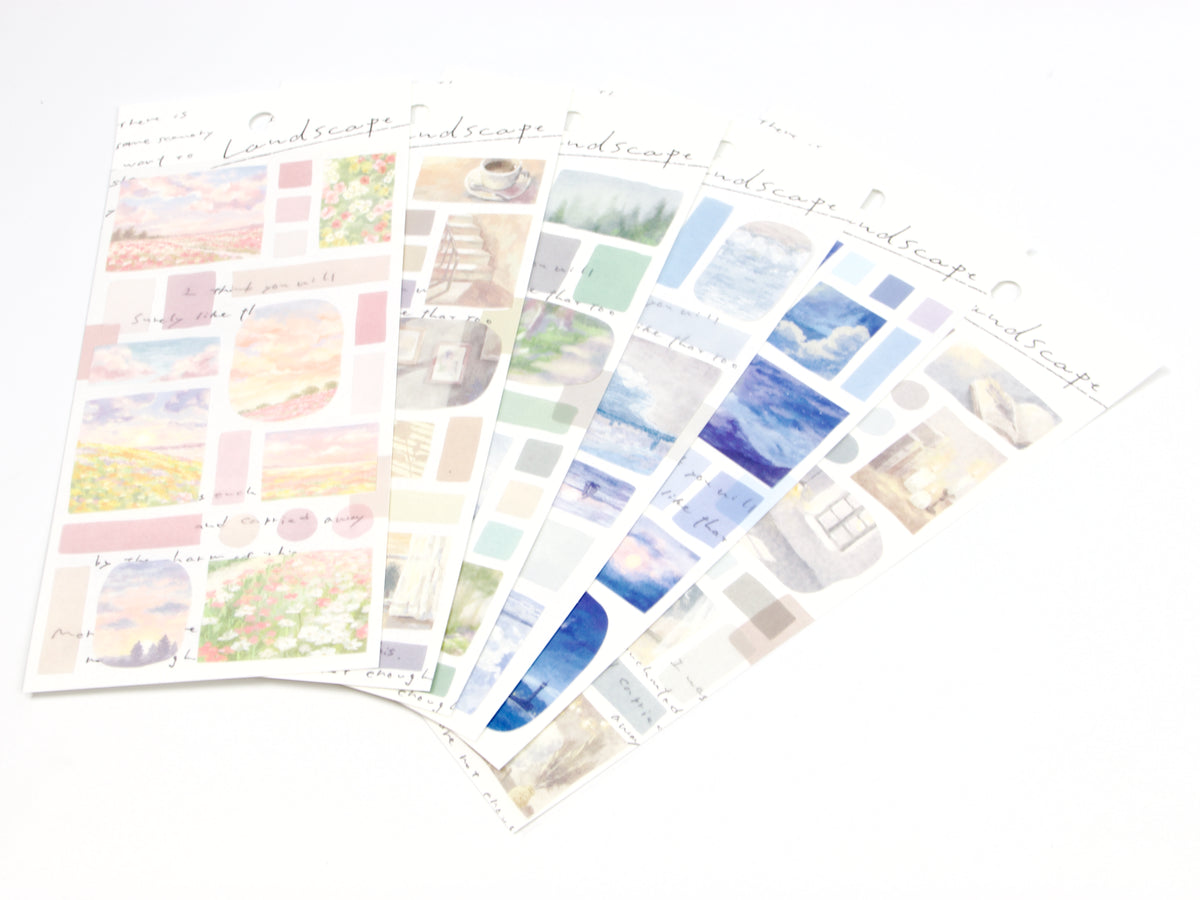 Mind Wave Landscape Sticker