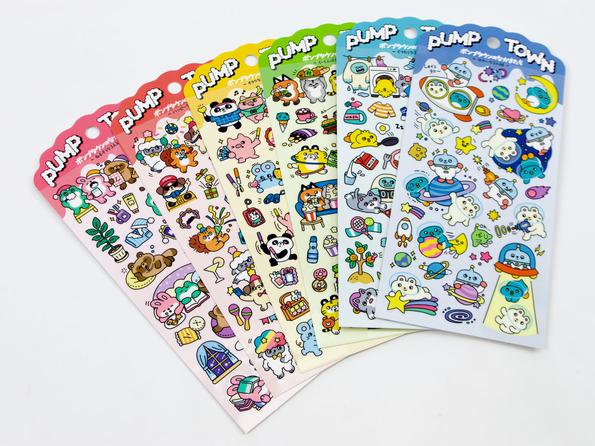 Mind Wave Pump Town Stickers