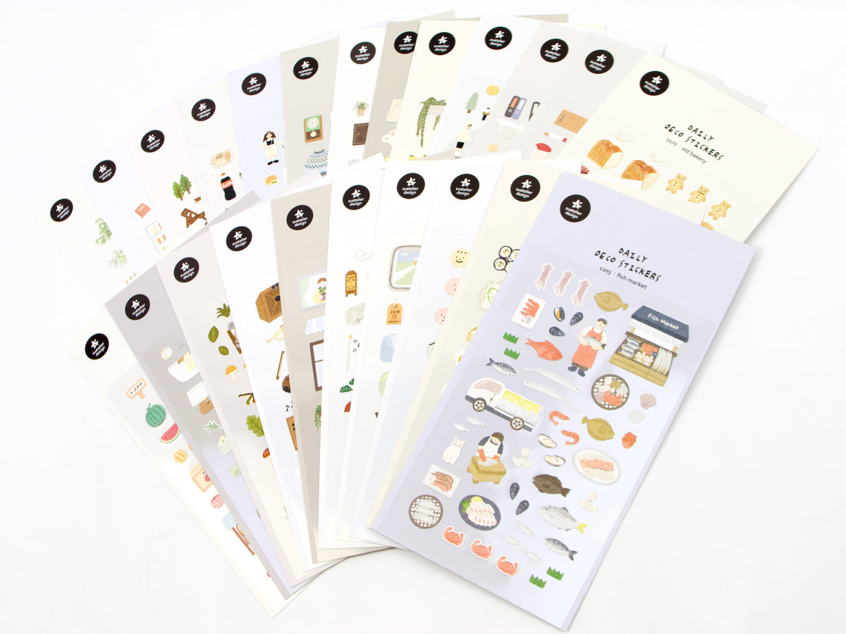 Suatelier Daily Deco Stickers (Paper)