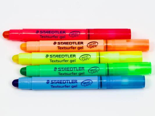 Coffret de 5 couleurs Staedtler Textsurfer Gel