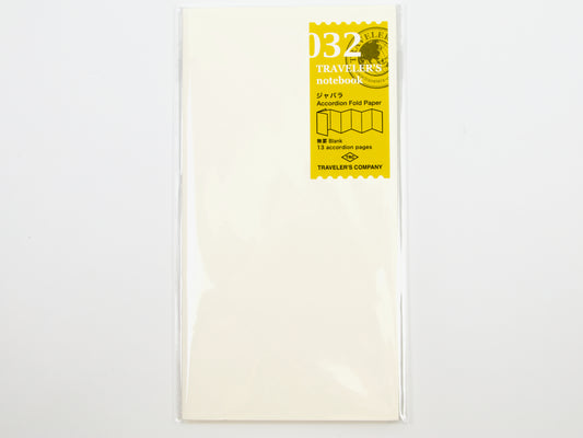 032 Papel doblado en acordeón