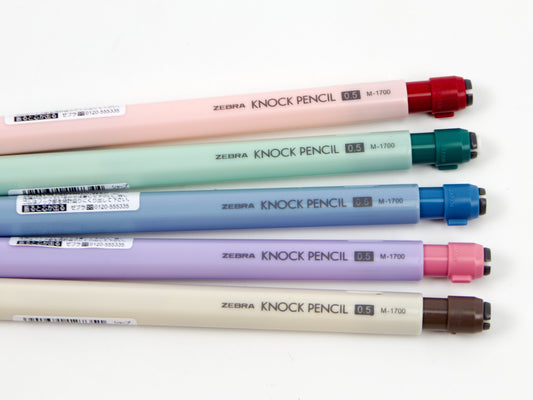 Zebra Knock Pencil M-1700 Opaque Colors