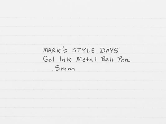 Mark's Inc. Days Brass Pen