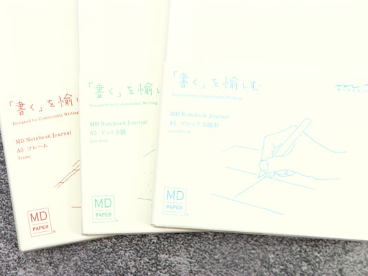 Cuaderno de notas de papel Midori MD tamaño A5