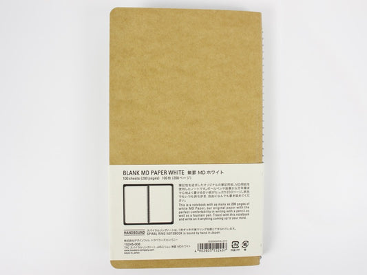 Papel MD A5 fino con espiral de Traveler's Company