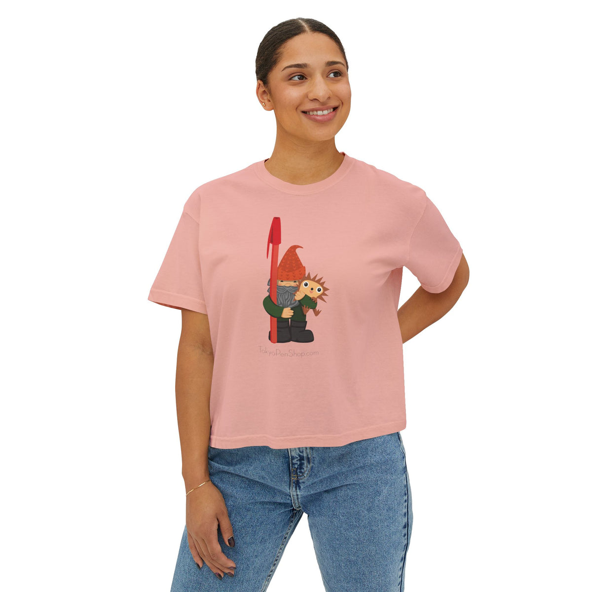 Tokyo Pen Shop Hiro with Gnome Women's Boxy Tee