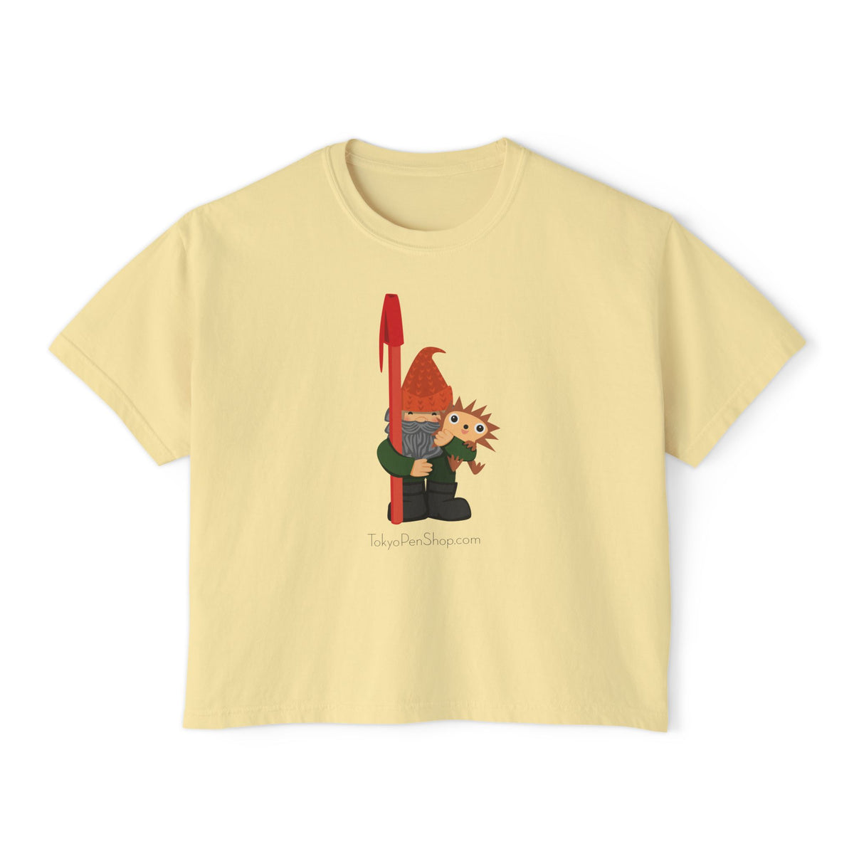 Tokyo Pen Shop Hiro with Gnome Women's Boxy Tee
