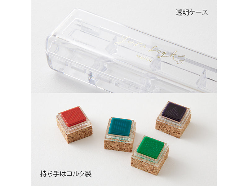 Midori Yuru Log Stamp Set