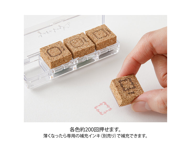 Midori Yuru Log Stamp Set