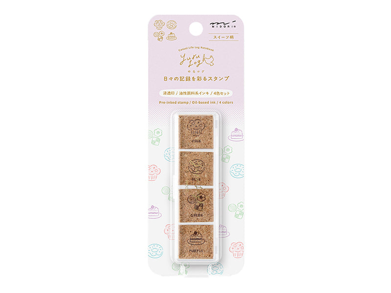 Midori Yuru Log Stamp Set