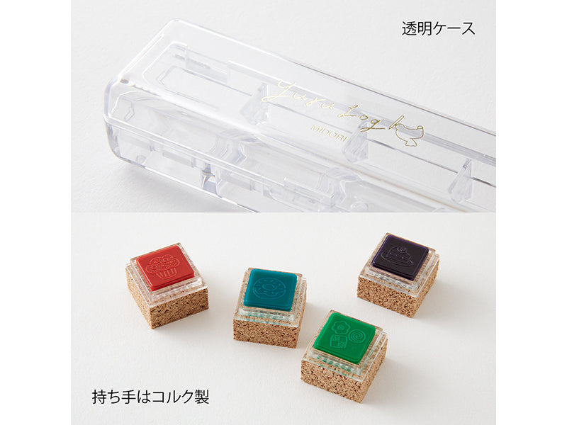 Midori Yuru Log Stamp Set