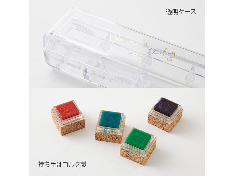 Midori Yuru Log Stamp Set