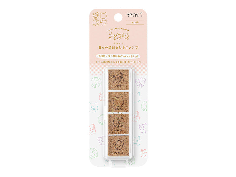 Midori Yuru Log Stamp Set
