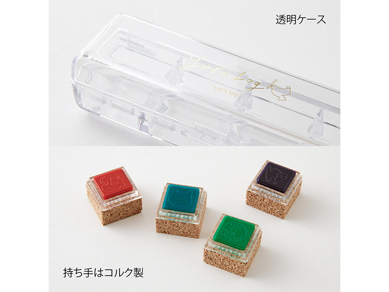 Midori Yuru Log Stamp Set