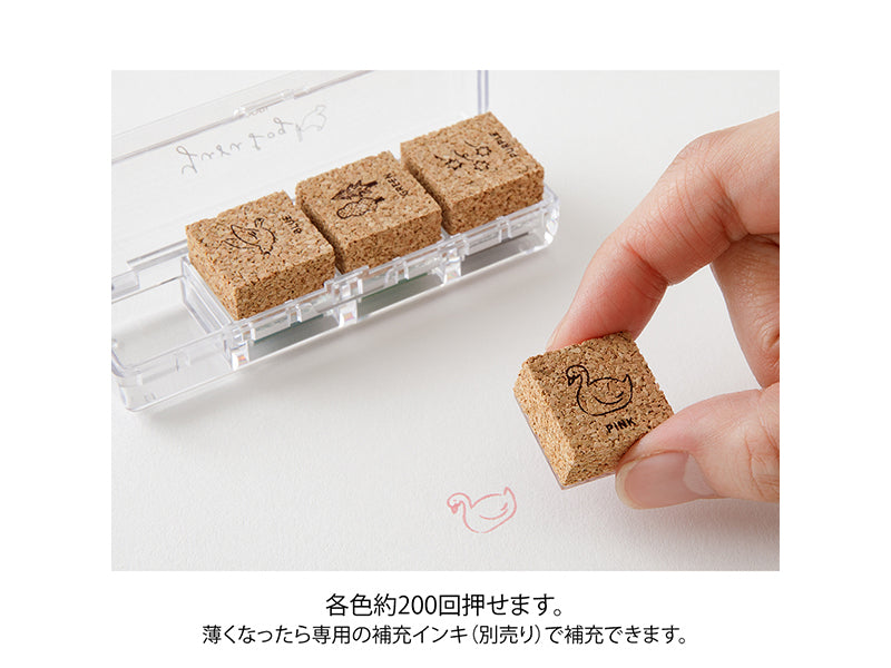 Midori Yuru Log Stamp Set