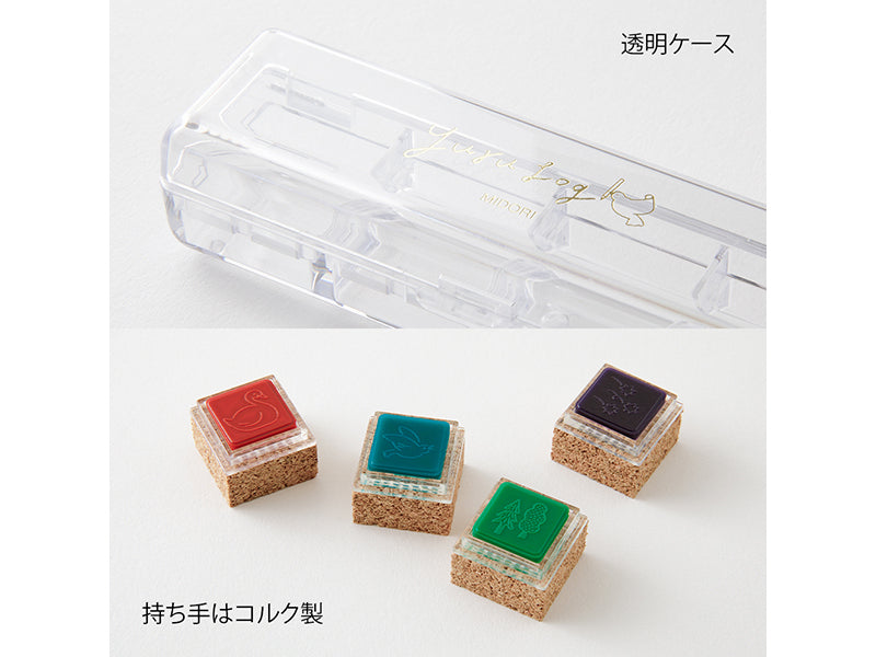 Midori Yuru Log Stamp Set