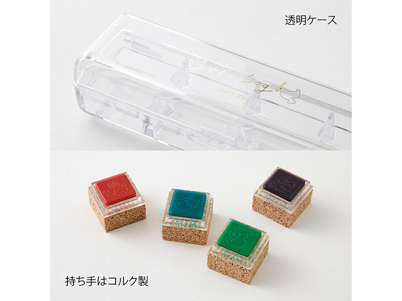 Midori Yuru Log Stamp Set