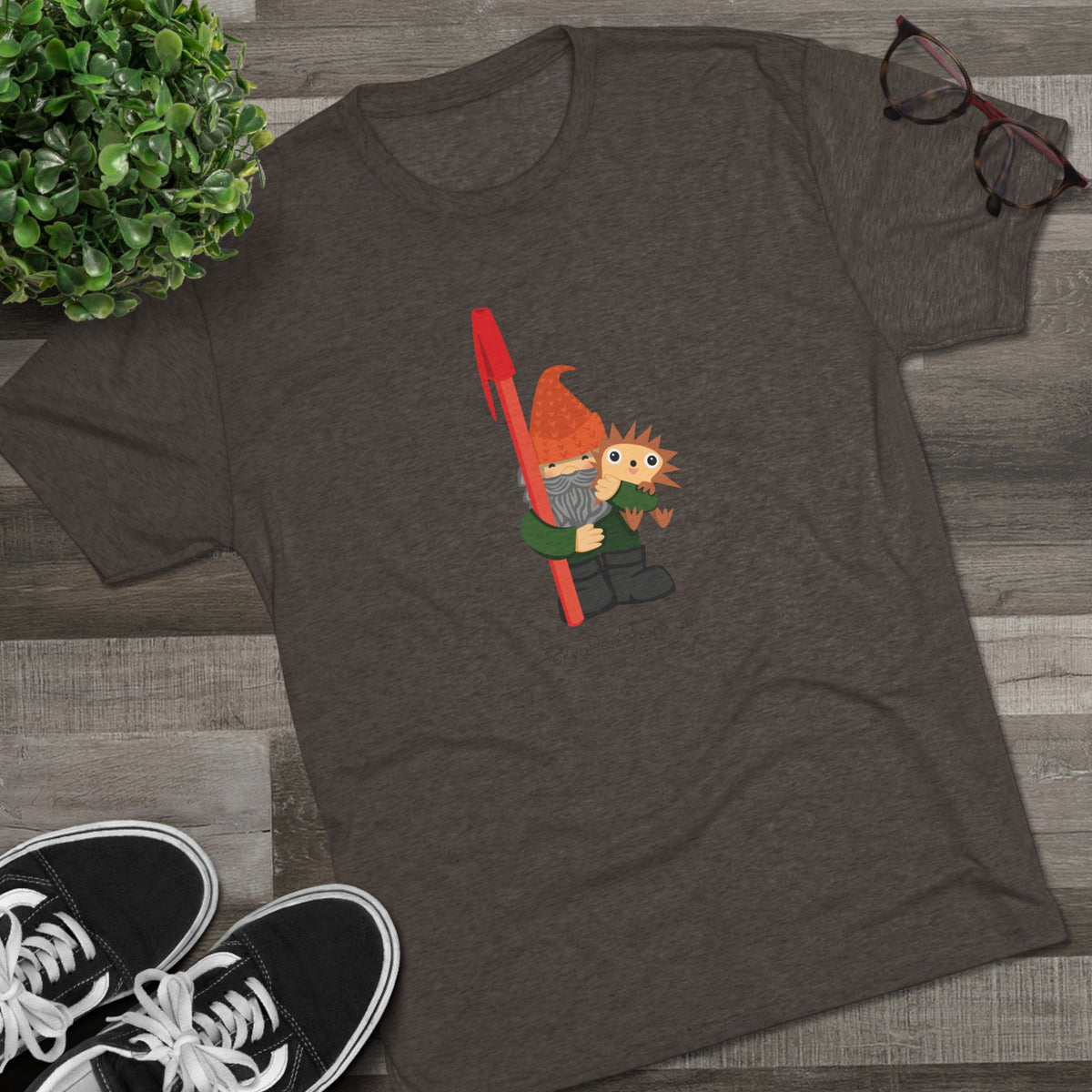 Tokyo Pen Shop Hiro with Gnome Triblend Tee