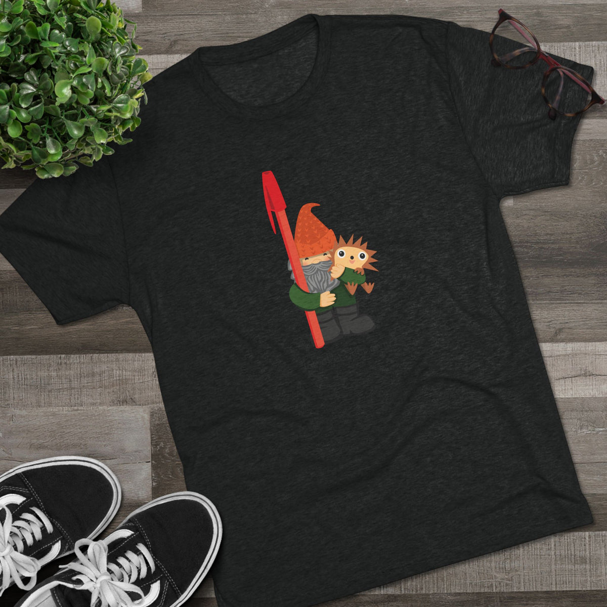 Tokyo Pen Shop Hiro with Gnome Triblend Tee