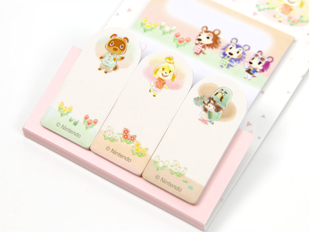 Animal Crossing Sticky Note Page Flags