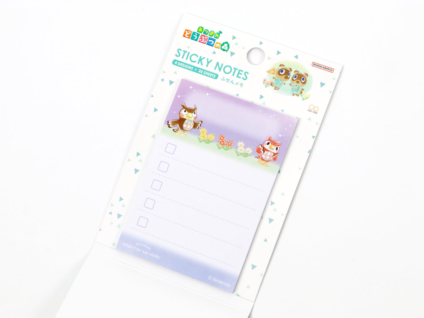 Animal Crossing Sticky Note Page Flags