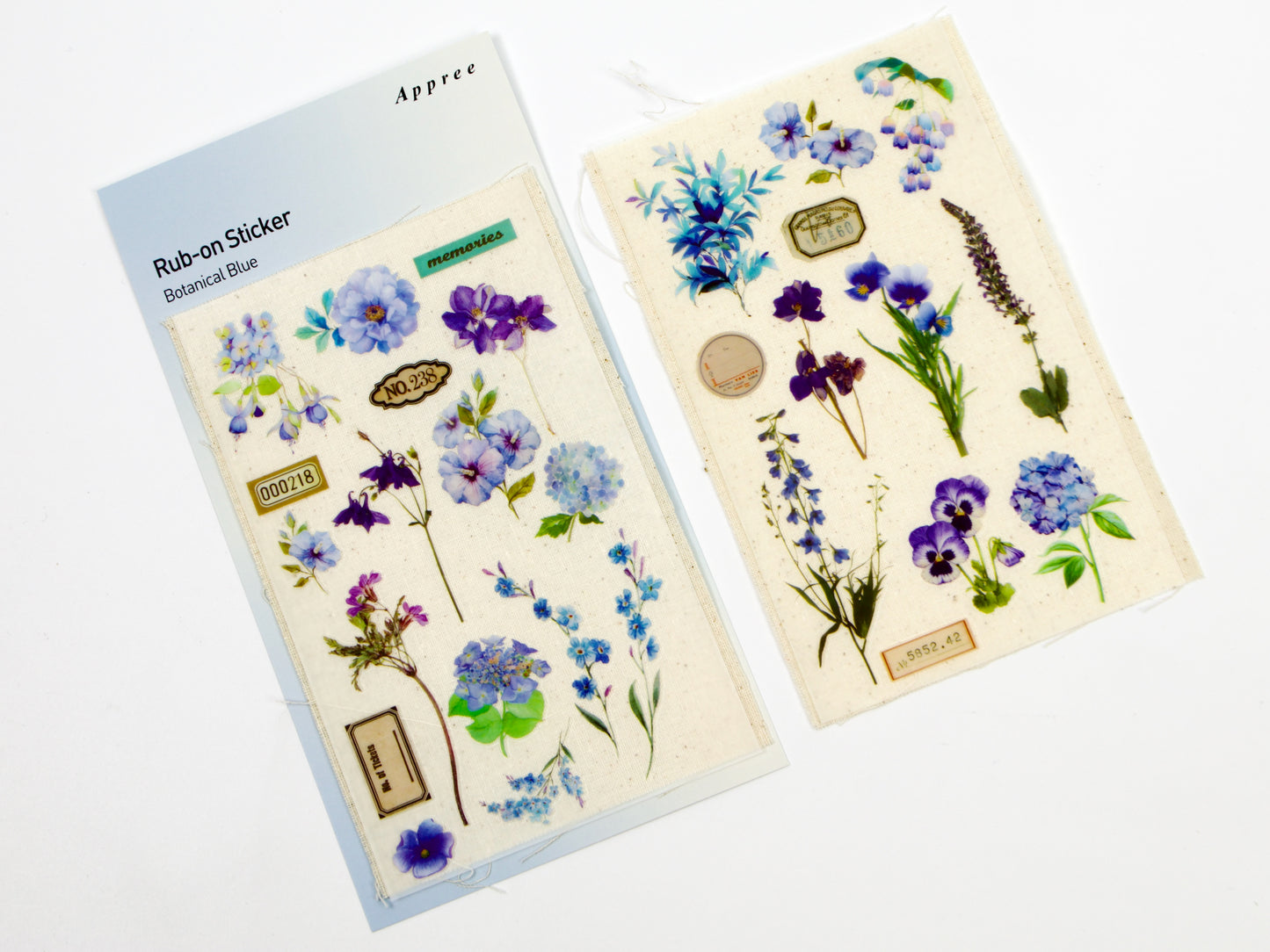 Appree Pressed Flower Rub-On Stickers
