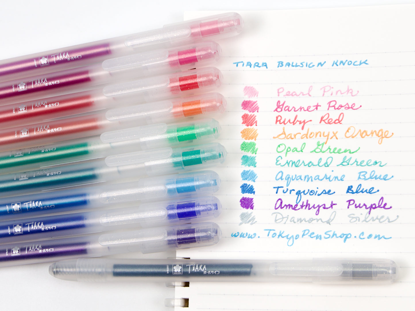 Sakura Ballsign Tiara Knock 10 Color Set