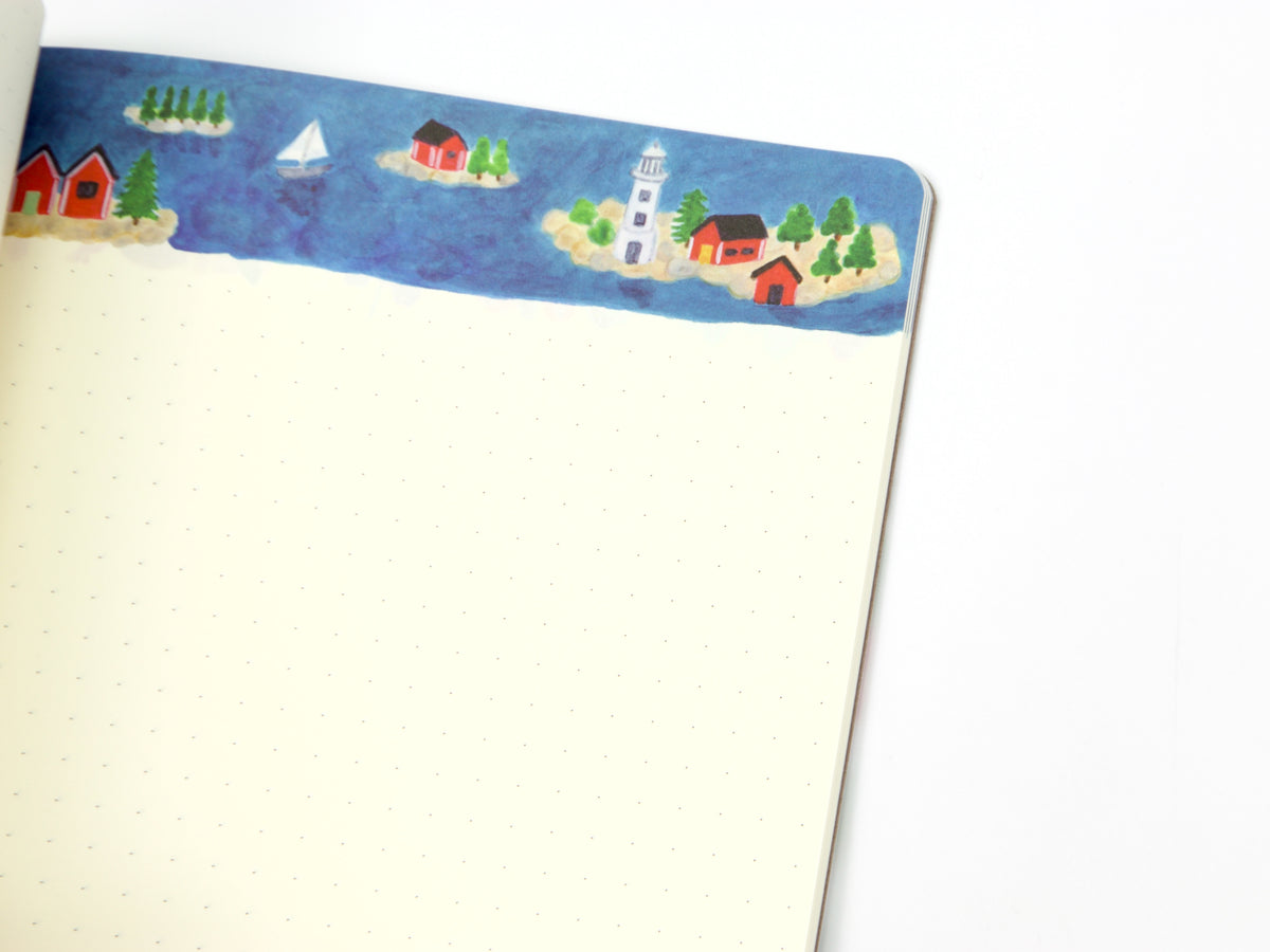 Midori Yuru Log Notebook B6
