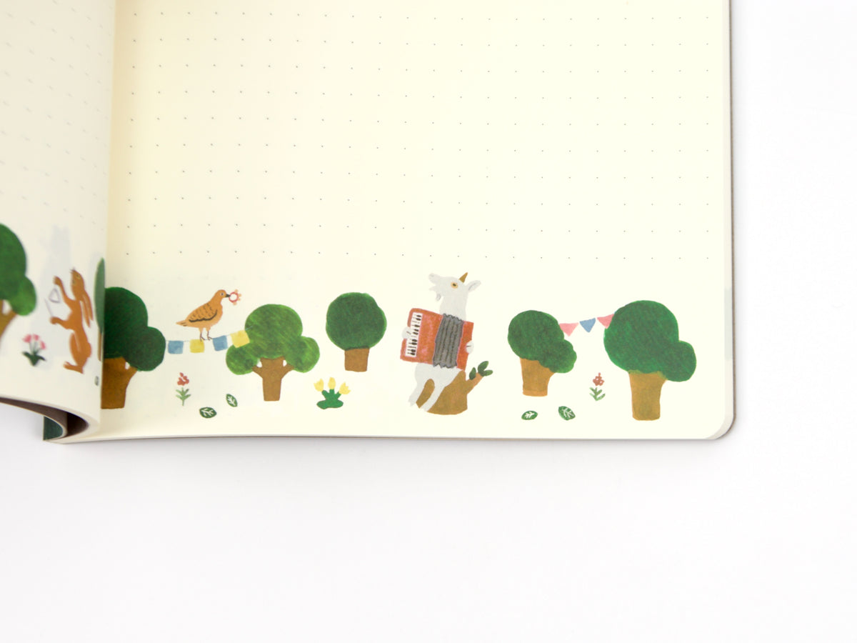 Midori Yuru Log Notebook B6