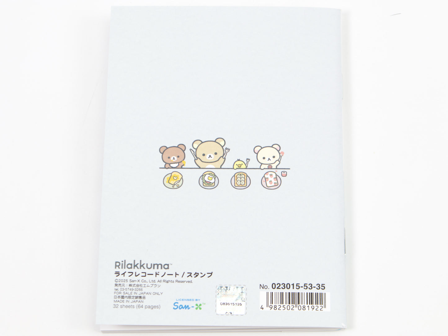 Character Stamp Book for Travel
