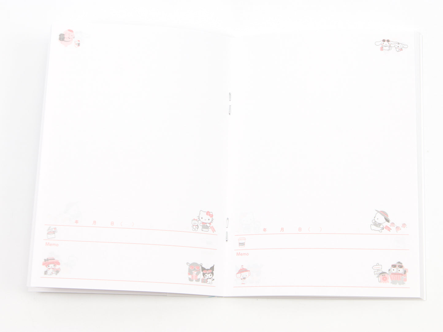 Character Stamp Book for Travel