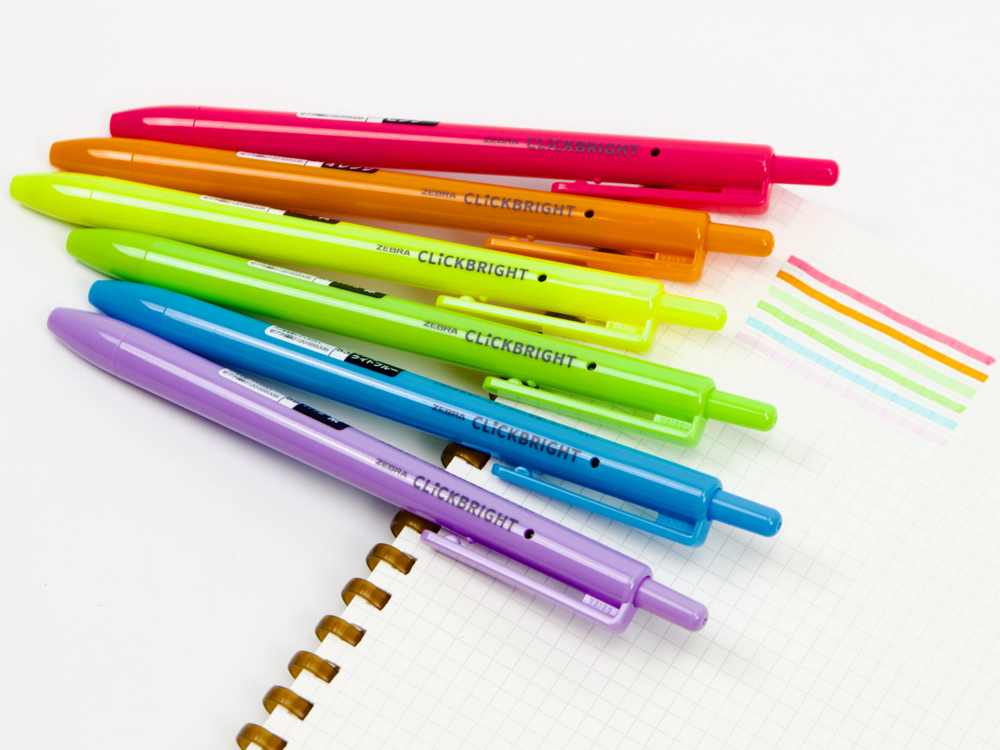 Juego de 6 colores Zebra Click Bright
