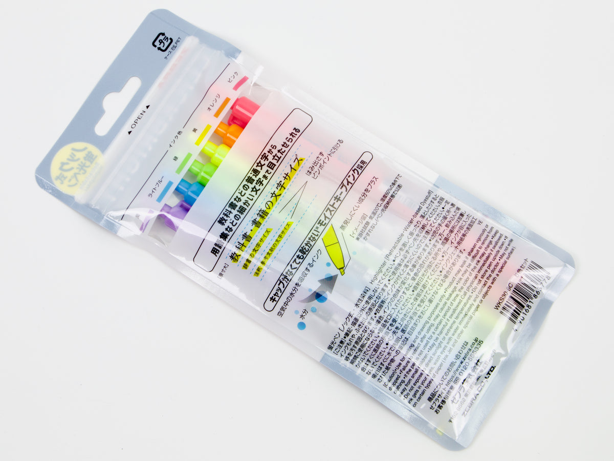 Juego de 6 colores Zebra Click Bright