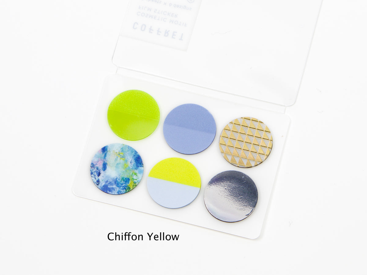 Hitotoki Coffret Cosmetic Motif Film Sticker Circles