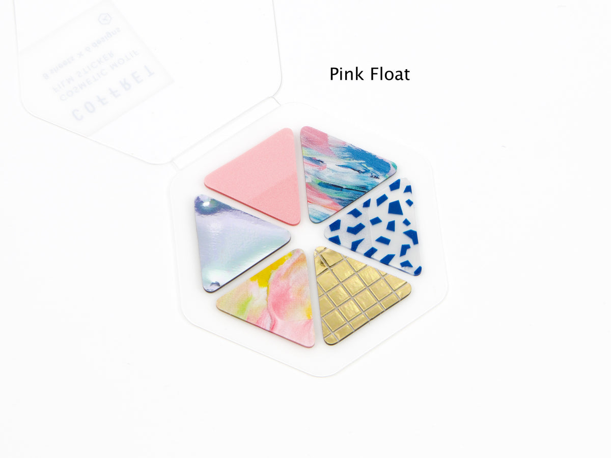 Hitotoki Coffret Cosmetic Motif Film Sticker Triangles