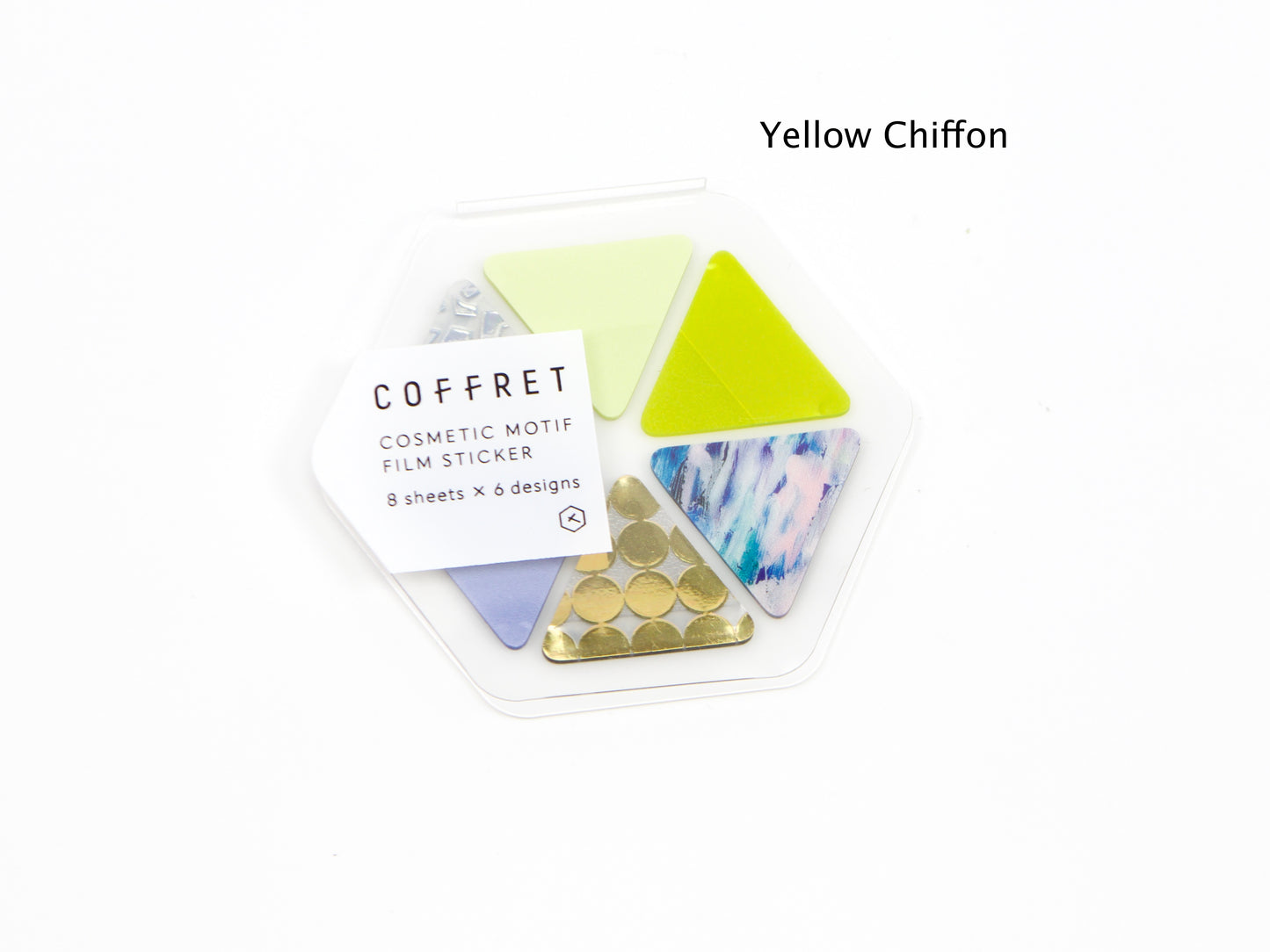 Hitotoki Coffret Cosmetic Motif Film Sticker Triangles