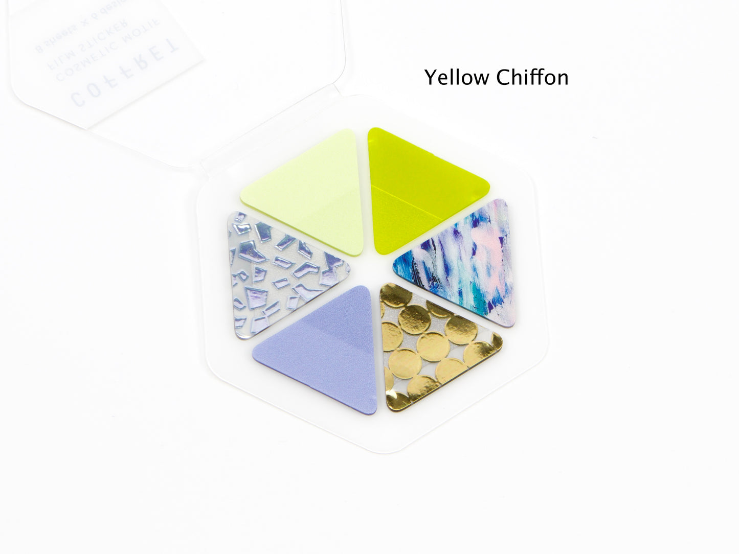 Hitotoki Coffret Cosmetic Motif Film Sticker Triangles