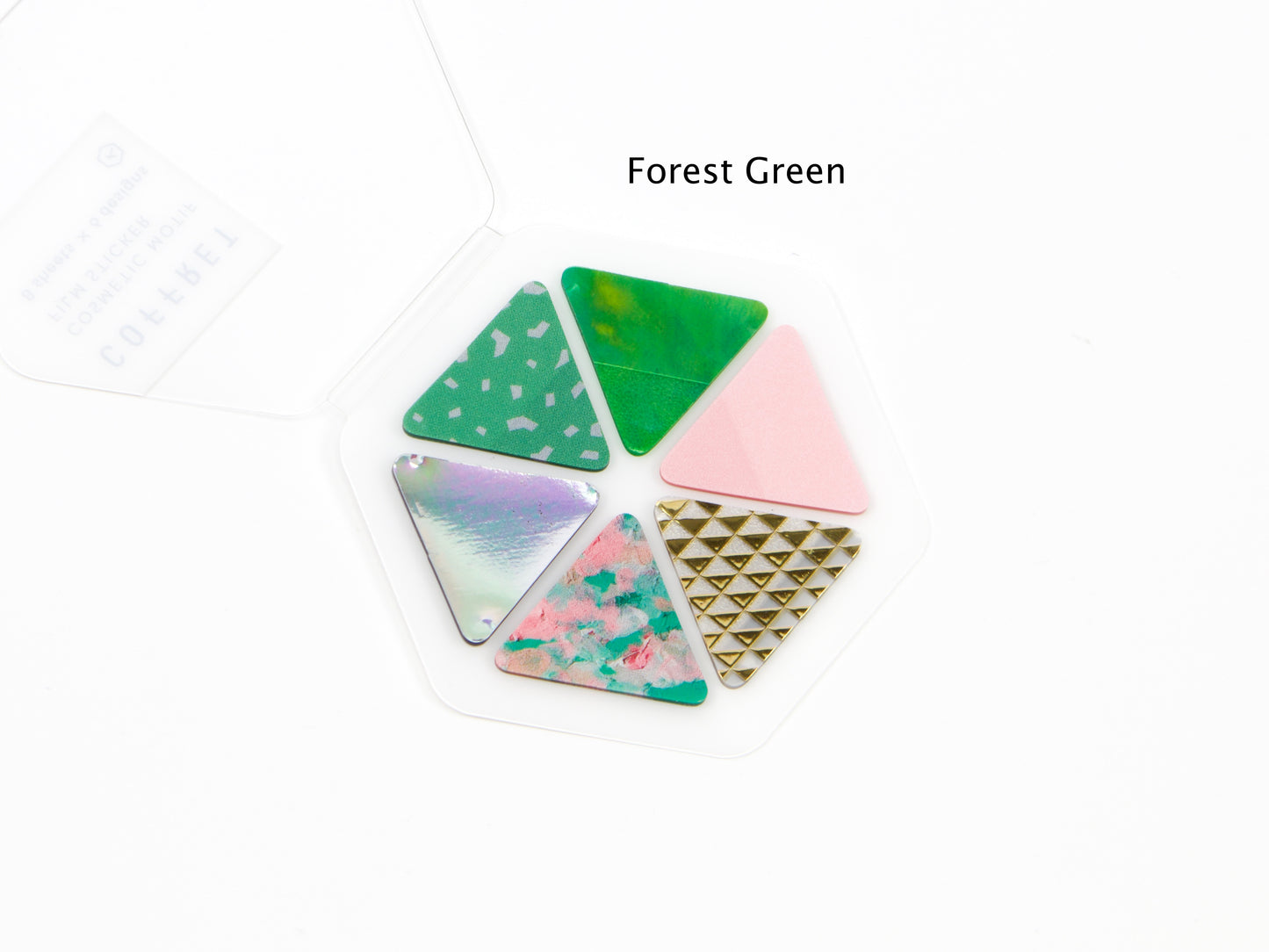 Hitotoki Coffret Cosmetic Motif Film Sticker Triangles