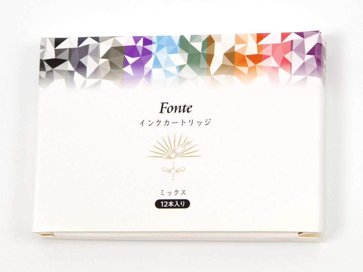 Fonte Fountain Ink Cartridge 12 Pack Mix