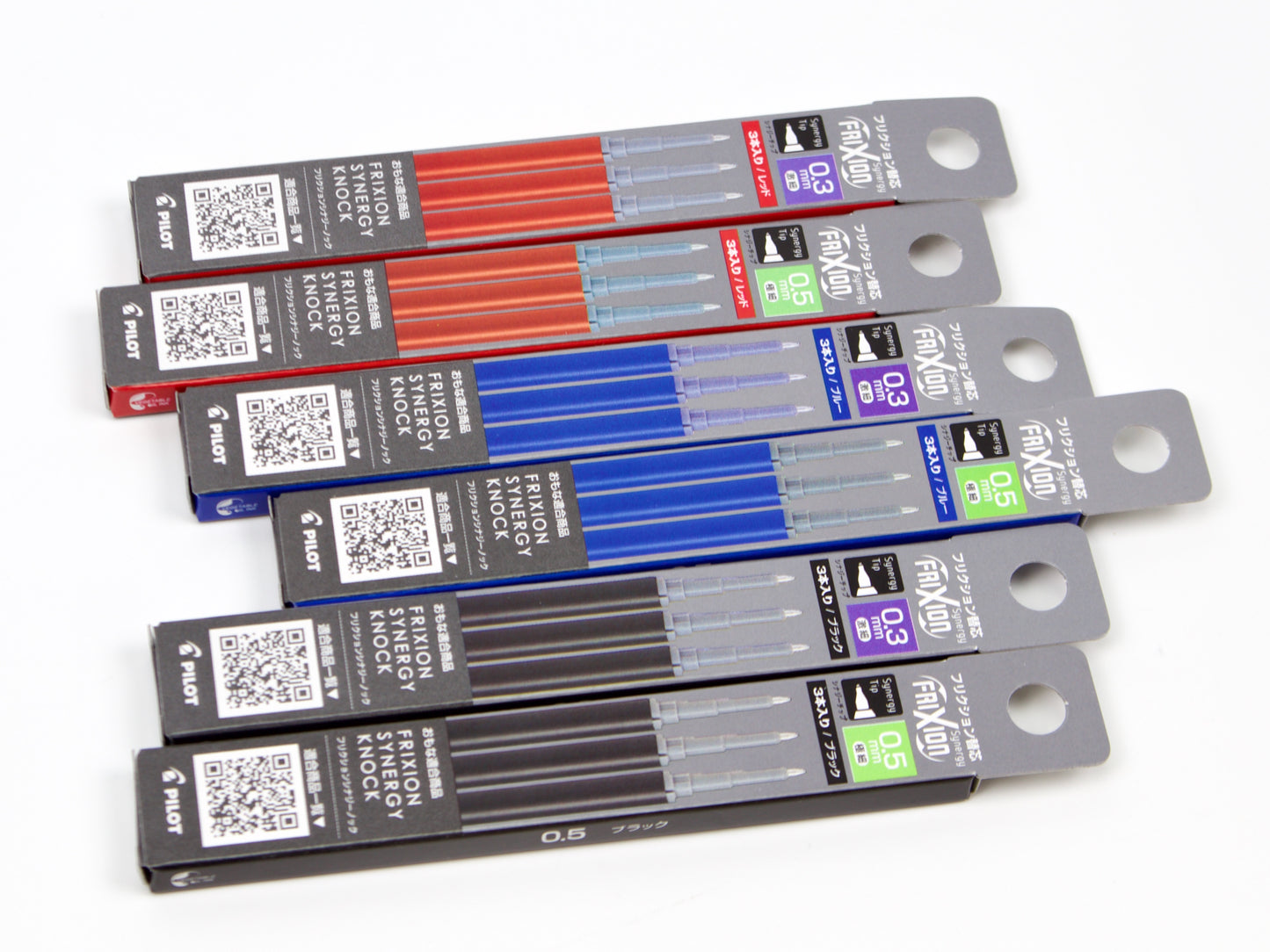 Paquete de 3 recambios para Frixion Synergy Knock (LFRF)