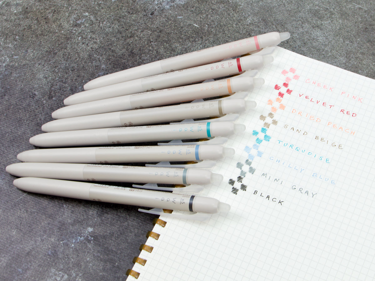 Ensemble de 8 couleurs de balles effaçables Frixion Knock de la série Waai