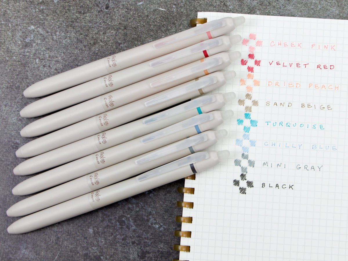 Ensemble de 8 couleurs de balles effaçables Frixion Knock de la série Waai