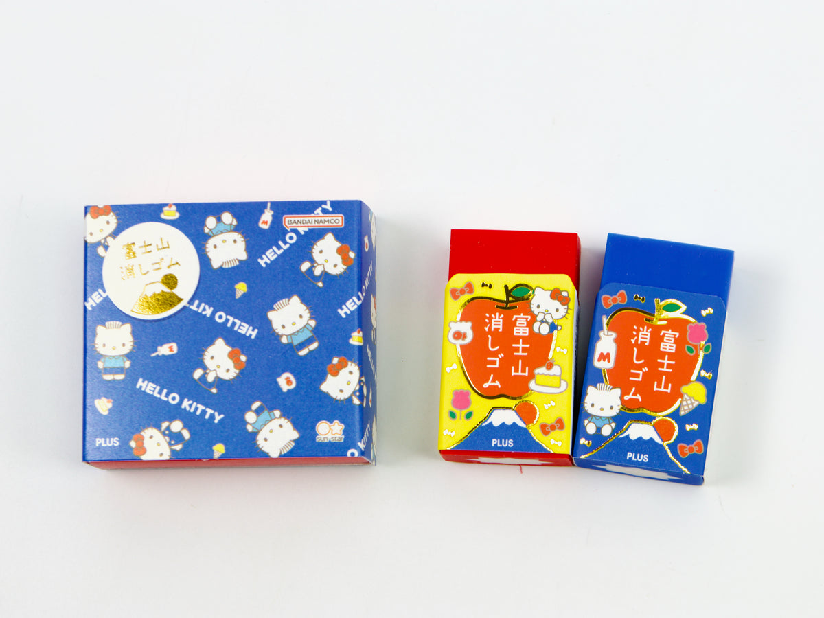 Plus Air-In Hello Kitty Mt. Fuji Eraser Set