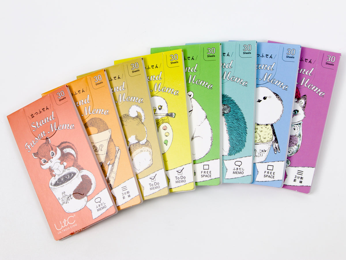 Notes autocollantes découpées Midori