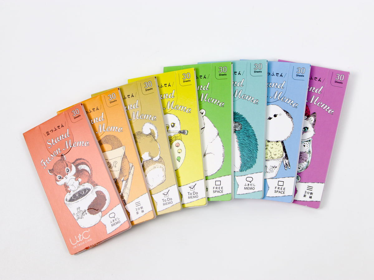 Notes autocollantes découpées Midori