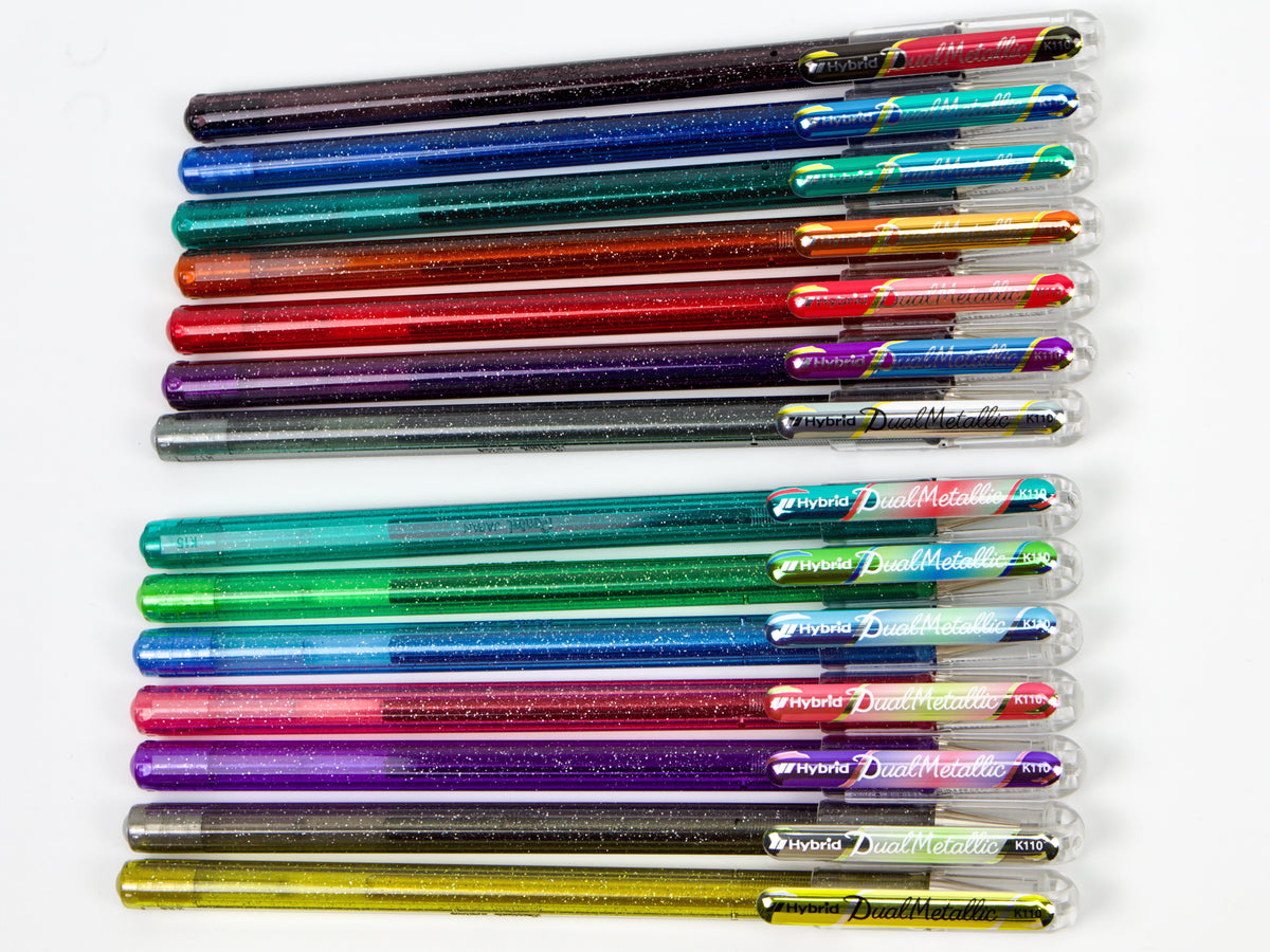 Ensemble Pentel Hybrid Dual 7 couleurs 