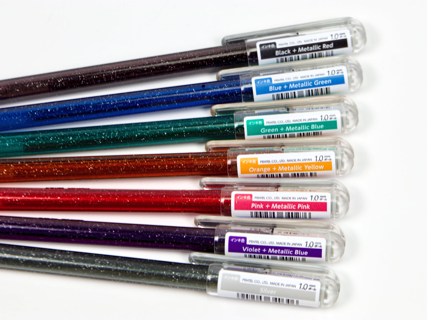 Ensemble Pentel Hybrid Dual 7 couleurs 