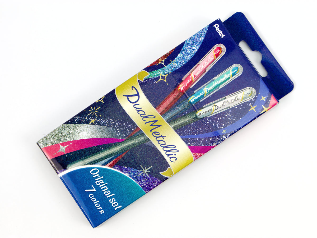 Ensemble Pentel Hybrid Dual 7 couleurs 